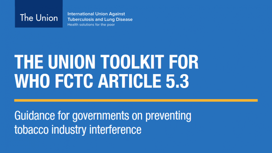 preview image of resource document THE UNION TOOLKIT FOR WHO FCTC ARTICLE 5.3
